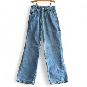 90s Vintage Wide Leg High Rise Jordache Denim Jeans Size 3/4